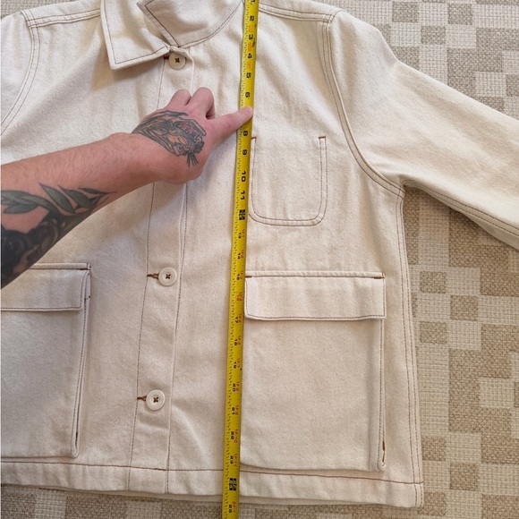 Tintoreria Maria Romero  MACARENA UTILITY JACKET Cream Size Medium Women’s - Picture 9 of 11